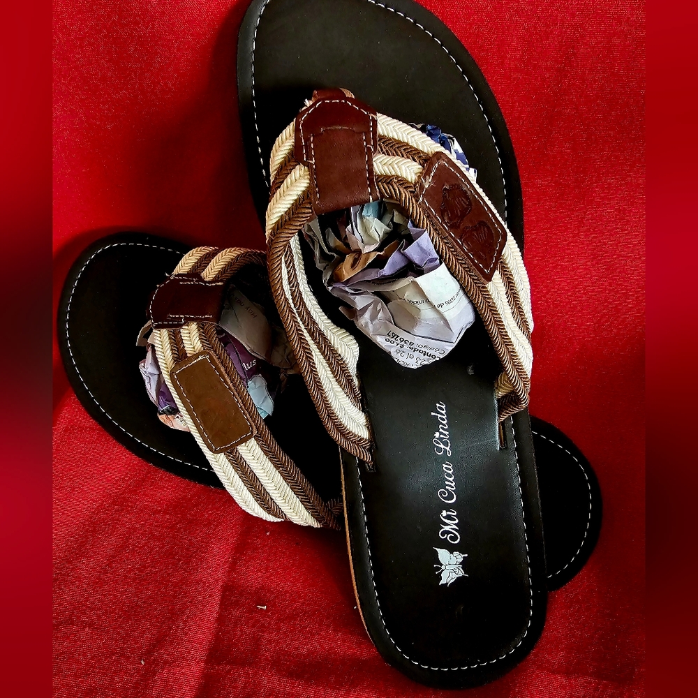 Men's Original Leather Sandals/ Chanclas para hombre piel original
